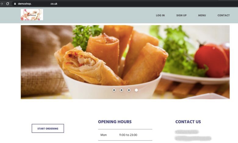 my meals online on bank statement