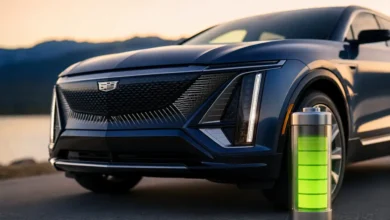 do the driving modes in cadillac lyriq offer different ranges or battery usages?
