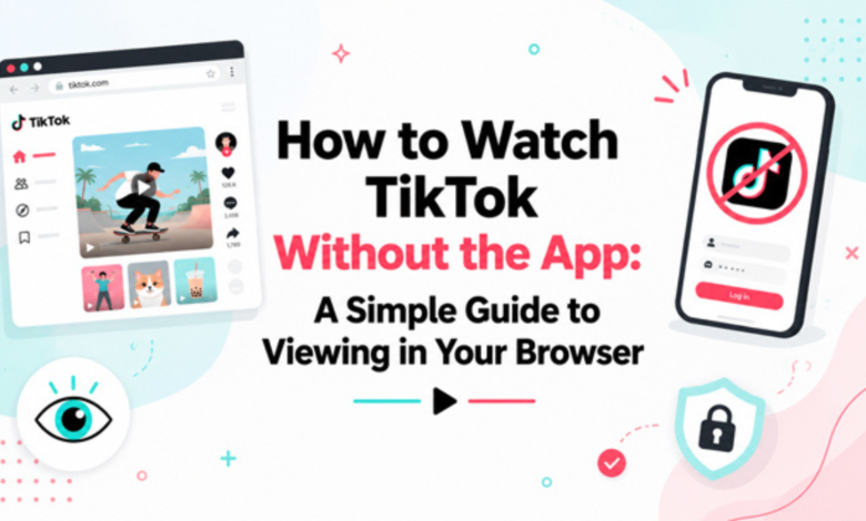 watch tiktok without app
