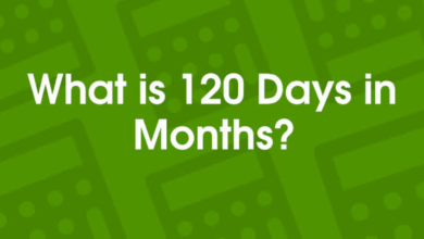 how many months is 120 days